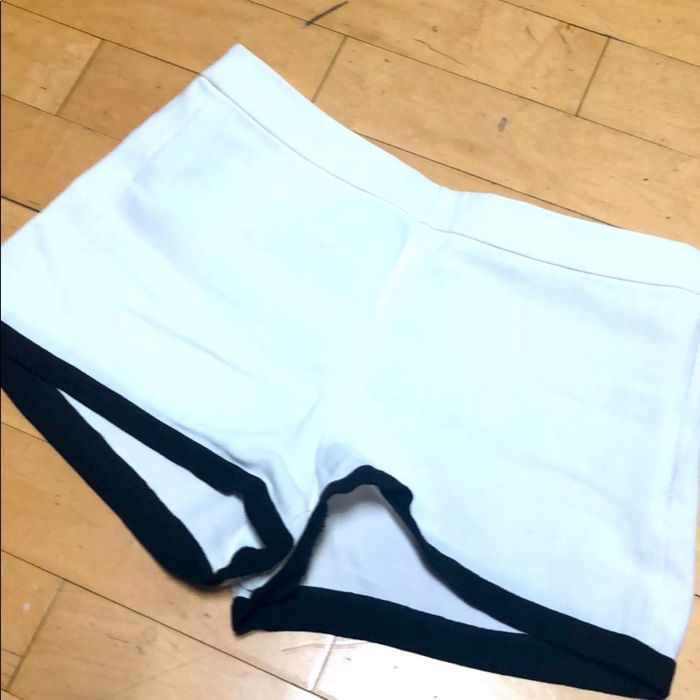 JCrew NEW  6 linen burlap shorts black/white